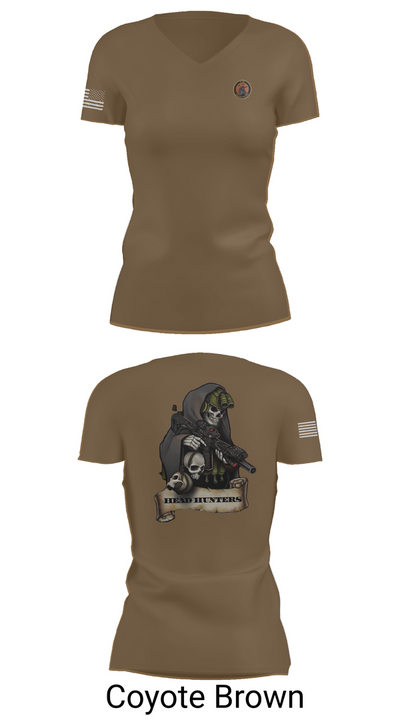 HHC 2-135th AVN REG 2256326 Women's Short Sleeve V-neck Shirt - 8
