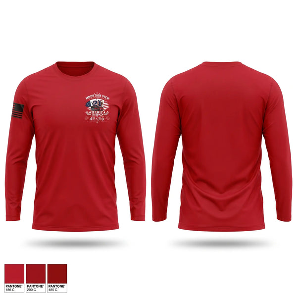 Long Sleeve Performance Shirt, Mountain View, Ice Hockey, Teamtime, Team time, sublimation, custom sports apparel, team uniforms, spirit wear, spiritwear, sports uniforms, custom shirts, team store, custom team store, fundraiser sports, apparel fundraiser