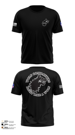 Old School Cotton Feel Shirt, Wolf Combatives, Army, Teamtime, Team time, sublimation, custom sports apparel, team uniforms, spirit wear, spiritwear, sports uniforms, custom shirts, team store, custom team store, fundraiser sports, apparel fundraiser