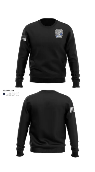 Crew Neck Sweatshirt, Bartlesville Police Department, Police, Teamtime, Team time, sublimation, custom sports apparel, team uniforms, spirit wear, spiritwear, sports uniforms, custom shirts, team store, custom team store, fundraiser sports, apparel fundraiser