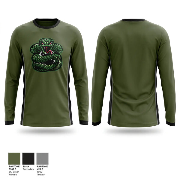 Long Sleeve Performance Shirt, Anaconda, Men's Basketball, Teamtime, Team time, sublimation, custom sports apparel, team uniforms, spirit wear, spiritwear, sports uniforms, custom shirts, team store, custom team store, fundraiser sports, apparel fundraiser