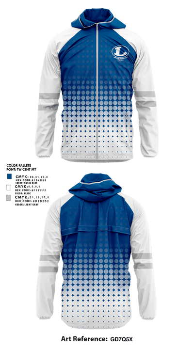 Lampasas Badgers BBYL 83590914 Windbreaker - 2