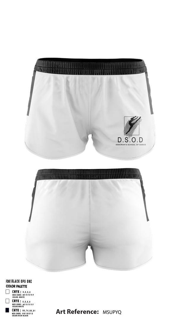 Ranger Panties, Deborah's School of Dance, , Teamtime, Team time, sublimation, custom sports apparel, team uniforms, spirit wear, spiritwear, sports uniforms, custom shirts, team store, custom team store, fundraiser sports, apparel fundraiser