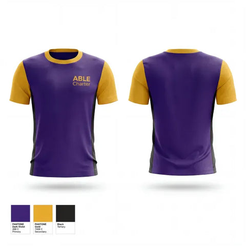 Short Sleeve Performance Shirt, ABLE Charter, Men's Volleyball, Teamtime, Team time, sublimation, custom sports apparel, team uniforms, spirit wear, spiritwear, sports uniforms, custom shirts, team store, custom team store, fundraiser sports, apparel fundraiser
