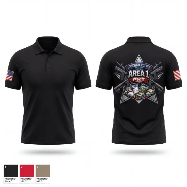 Short Sleeve Performance Polo, Priority Response Team, Police, Teamtime, Team time, sublimation, custom sports apparel, team uniforms, spirit wear, spiritwear, sports uniforms, custom shirts, team store, custom team store, fundraiser sports, apparel fundraiser