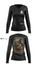 C-co 4-31 INF Mortar Section 82758806 Women's Long Sleeve V-neck Shirt - 2