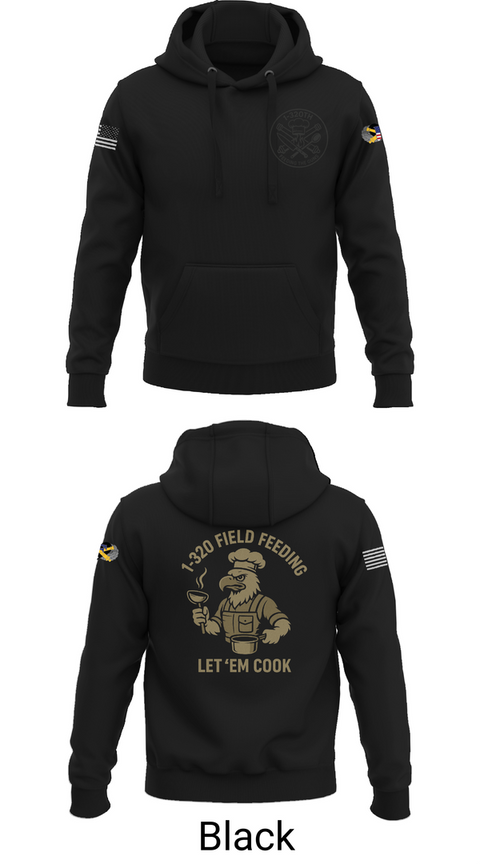 Hoodie, 1-320th, , Teamtime, Team time, sublimation, custom sports apparel, team uniforms, spirit wear, spiritwear, sports uniforms, custom shirts, team store, custom team store, fundraiser sports, apparel fundraiser