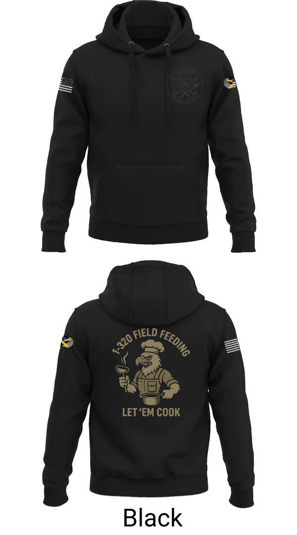 Hoodie, 1-320th, , Teamtime, Team time, sublimation, custom sports apparel, team uniforms, spirit wear, spiritwear, sports uniforms, custom shirts, team store, custom team store, fundraiser sports, apparel fundraiser