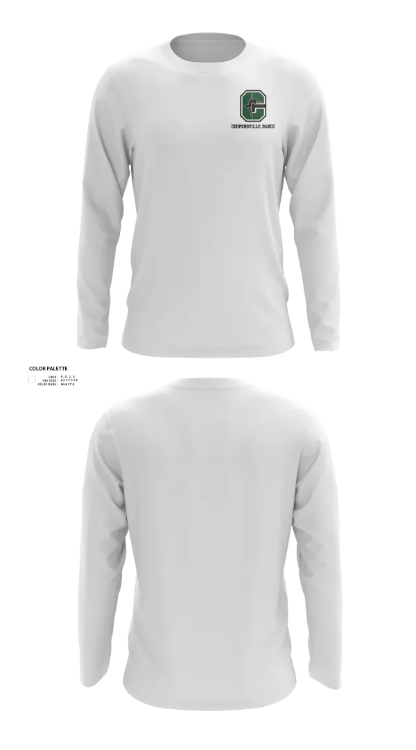 Long Sleeve Performance Shirt, Coopersville Dance Team, Spirit Store, Teamtime, Team time, sublimation, custom sports apparel, team uniforms, spirit wear, spiritwear, sports uniforms, custom shirts, team store, custom team store, fundraiser sports, apparel fundraiser