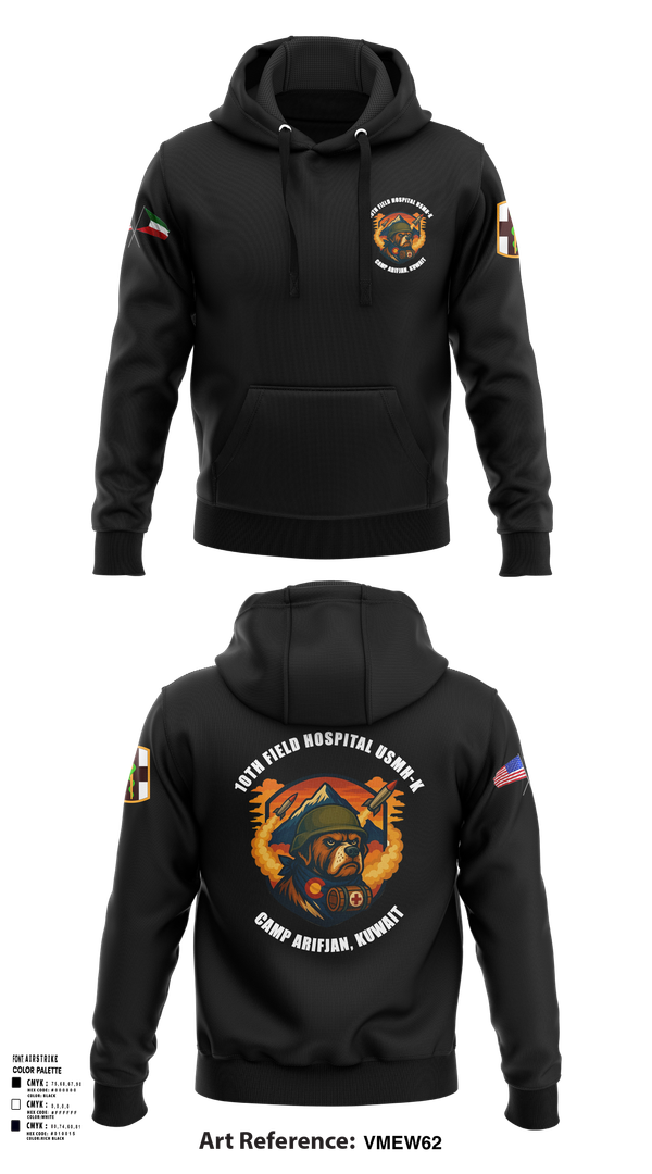 Hoodie, 10th Field Hospital (FWD), , Teamtime, Team time, sublimation, custom sports apparel, team uniforms, spirit wear, spiritwear, sports uniforms, custom shirts, team store, custom team store, fundraiser sports, apparel fundraiser