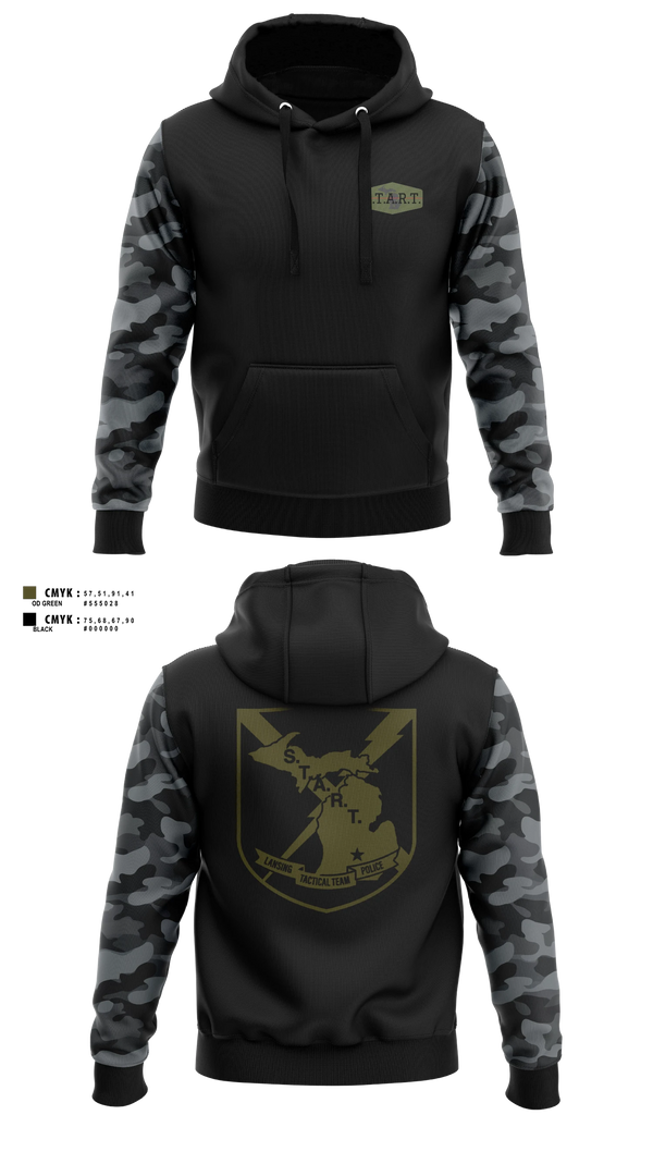 Hoodie, S.T.A.R.T, Police, Teamtime, Team time, sublimation, custom sports apparel, team uniforms, spirit wear, spiritwear, sports uniforms, custom shirts, team store, custom team store, fundraiser sports, apparel fundraiser