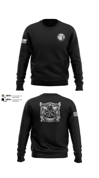 Crew Neck Sweatshirt, , National Guard, Teamtime, Team time, sublimation, custom sports apparel, team uniforms, spirit wear, spiritwear, sports uniforms, custom shirts, team store, custom team store, fundraiser sports, apparel fundraiser