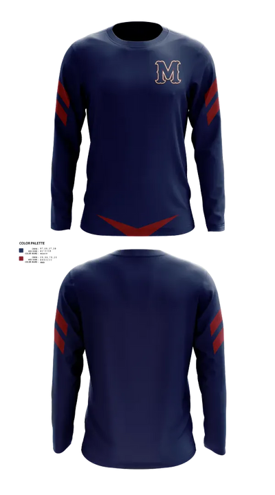 Madison Academic High School Softball 93879285 Long Sleeve Performance Shirt 21