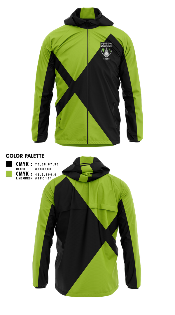 Windbreaker, UAHS, Cheer, Teamtime, Team time, sublimation, custom sports apparel, team uniforms, spirit wear, spiritwear, sports uniforms, custom shirts, team store, custom team store, fundraiser sports, apparel fundraiser