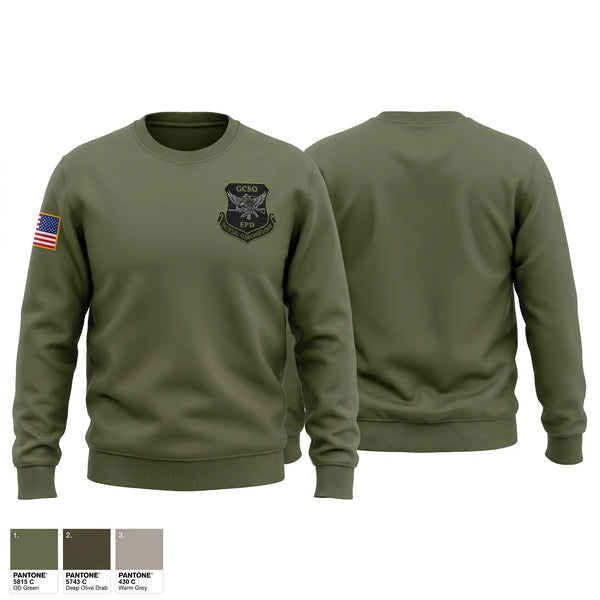 Crew Neck Sweatshirt, Grant County Tactical Response Team, Police, Teamtime, Team time, sublimation, custom sports apparel, team uniforms, spirit wear, spiritwear, sports uniforms, custom shirts, team store, custom team store, fundraiser sports, apparel fundraiser