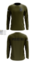 Roy Cit Police K9 Long Sleeve Performance Shirt - 104