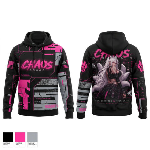 Hoodie, Chaos squad 02, E-Sports, Teamtime, Team time, sublimation, custom sports apparel, team uniforms, spirit wear, spiritwear, sports uniforms, custom shirts, team store, custom team store, fundraiser sports, apparel fundraiser