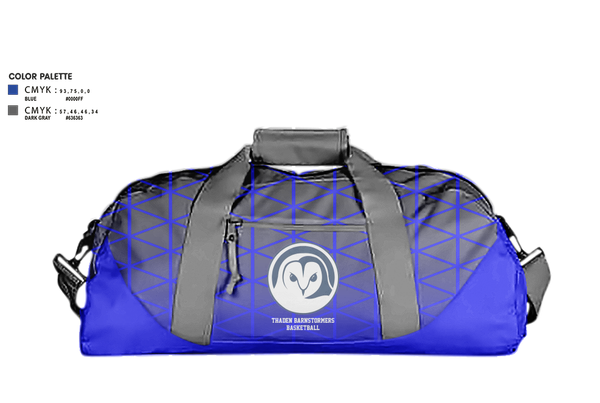 Duffle Bag, Thaden Barnstormers Basketball, Men's Basketball, Teamtime, Team time, sublimation, custom sports apparel, team uniforms, spirit wear, spiritwear, sports uniforms, custom shirts, team store, custom team store, fundraiser sports, apparel fundraiser