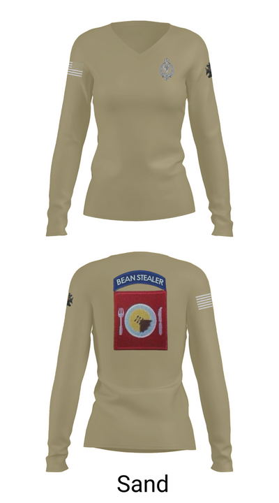 Royal Moongodia Corps of Drums 65324993 Women's Long Sleeve V-neck Shirt - 97