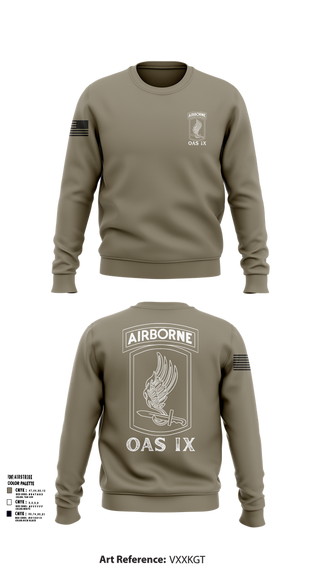 Crew Neck Sweatshirt, 173RD ABN, Army, Teamtime, Team time, sublimation, custom sports apparel, team uniforms, spirit wear, spiritwear, sports uniforms, custom shirts, team store, custom team store, fundraiser sports, apparel fundraiser