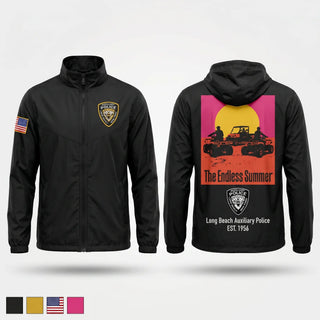 Windbreaker, Long Beach Auxiliary Police Department, Police, Teamtime, Team time, sublimation, custom sports apparel, team uniforms, spirit wear, spiritwear, sports uniforms, custom shirts, team store, custom team store, fundraiser sports, apparel fundraiser