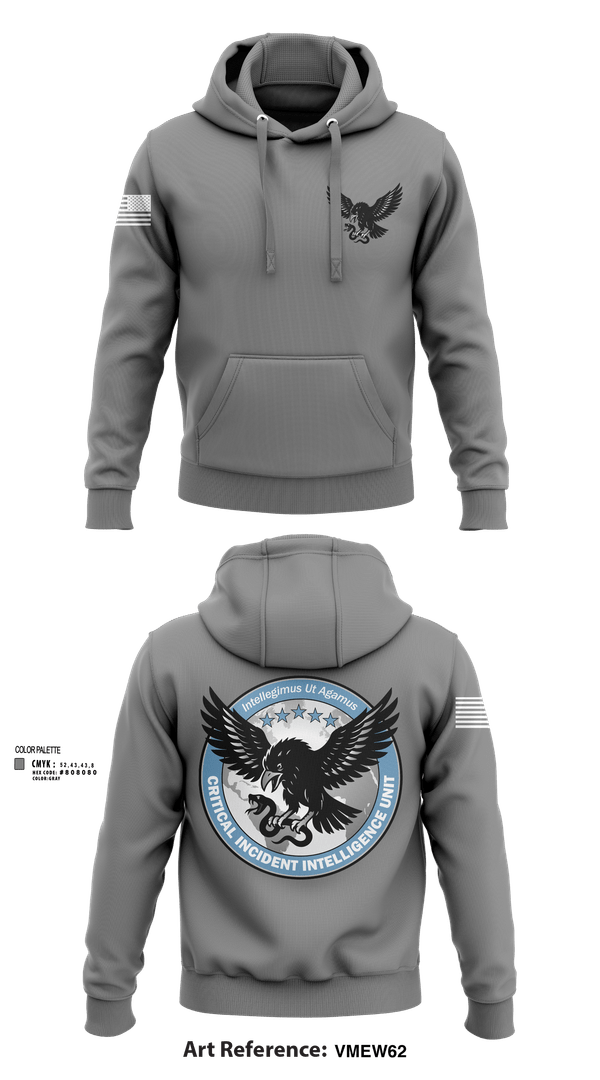 Hoodie, Critical Incident Intelligence Unit, , Teamtime, Team time, sublimation, custom sports apparel, team uniforms, spirit wear, spiritwear, sports uniforms, custom shirts, team store, custom team store, fundraiser sports, apparel fundraiser
