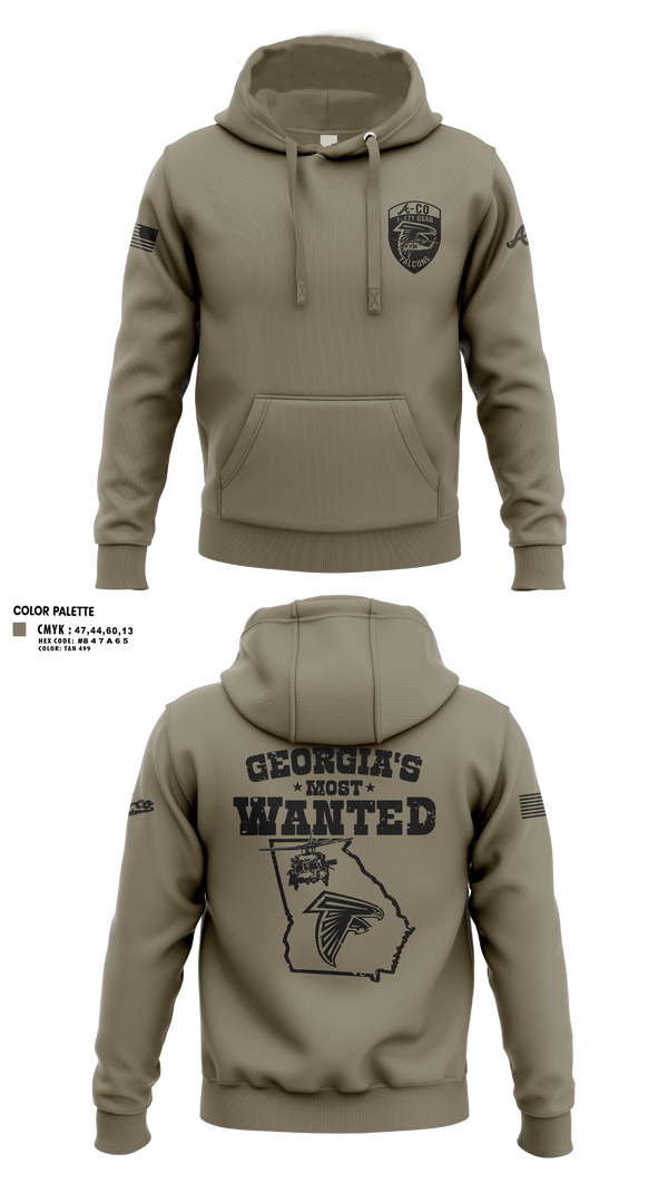 Hoodie, A-Co 1-171, National Guard, Teamtime, Team time, sublimation, custom sports apparel, team uniforms, spirit wear, spiritwear, sports uniforms, custom shirts, team store, custom team store, fundraiser sports, apparel fundraiser