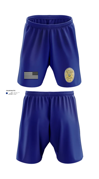 Athletic Shorts With Pockets, Key West Police Department, , Teamtime, Team time, sublimation, custom sports apparel, team uniforms, spirit wear, spiritwear, sports uniforms, custom shirts, team store, custom team store, fundraiser sports, apparel fundraiser