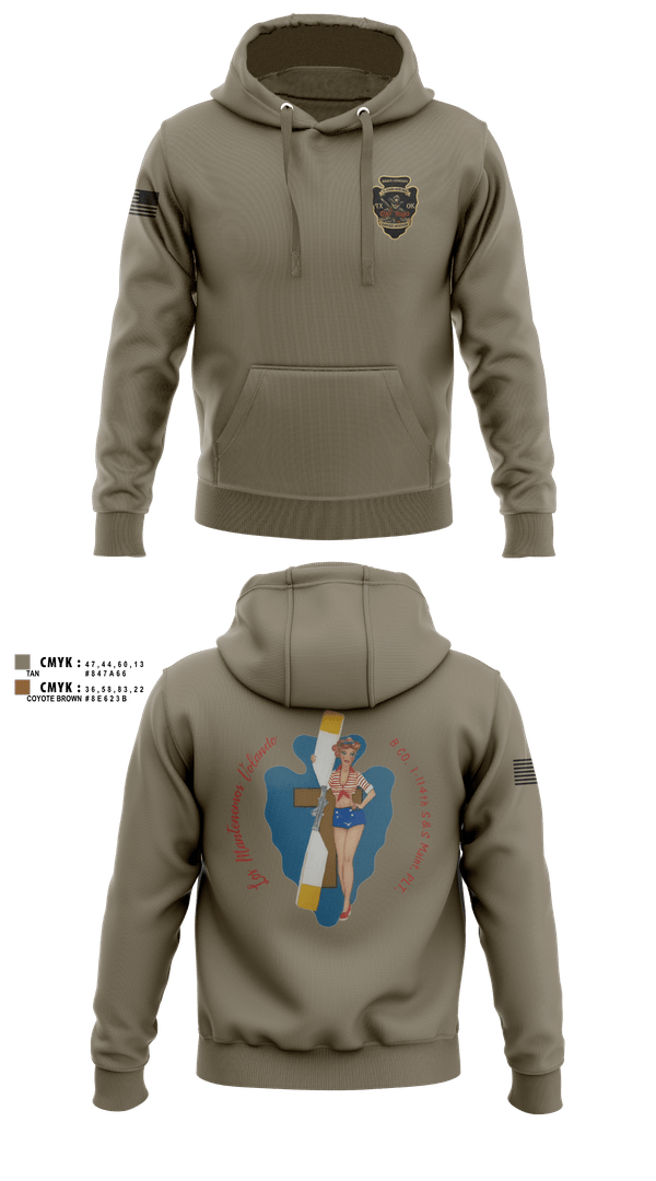 Hoodie, B Co. 1/114th polo, Army, Teamtime, Team time, sublimation, custom sports apparel, team uniforms, spirit wear, spiritwear, sports uniforms, custom shirts, team store, custom team store, fundraiser sports, apparel fundraiser