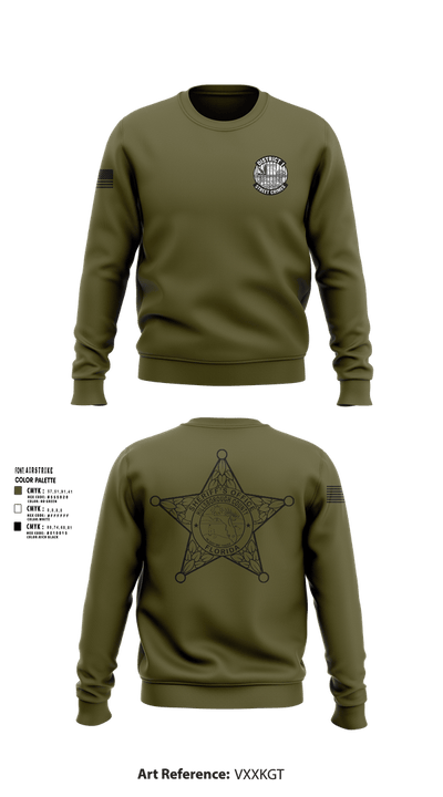 District I Street Crimes 1468514 Crew Neck Sweatshirt - 110