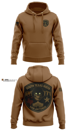 Hoodie, South Texas HIDTA, Police, Teamtime, Team time, sublimation, custom sports apparel, team uniforms, spirit wear, spiritwear, sports uniforms, custom shirts, team store, custom team store, fundraiser sports, apparel fundraiser
