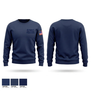 Crew Neck Sweatshirt, Richmond City Police Department, Police, Teamtime, Team time, sublimation, custom sports apparel, team uniforms, spirit wear, spiritwear, sports uniforms, custom shirts, team store, custom team store, fundraiser sports, apparel fundraiser
