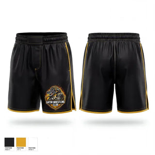 Fight Shorts, Gator Wrestling Club, Wrestling, Teamtime, Team time, sublimation, custom sports apparel, team uniforms, spirit wear, spiritwear, sports uniforms, custom shirts, team store, custom team store, fundraiser sports, apparel fundraiser