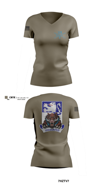 C 1-119 IN Women's Short Sleeve V-neck Shirt - 8