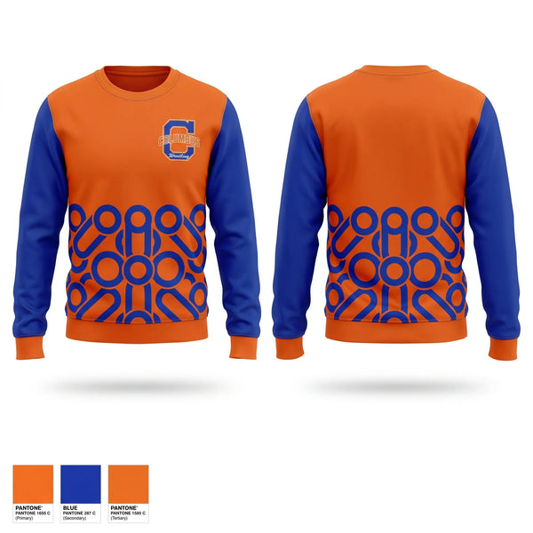 Crew Neck Sweatshirt, Columbus High School Wrestling, Wrestling, Teamtime, Team time, sublimation, custom sports apparel, team uniforms, spirit wear, spiritwear, sports uniforms, custom shirts, team store, custom team store, fundraiser sports, apparel fundraiser