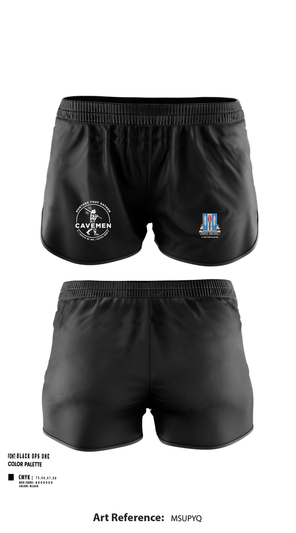 Ranger Panties, C / 205th MI BN / 500th MIB-T, , Teamtime, Team time, sublimation, custom sports apparel, team uniforms, spirit wear, spiritwear, sports uniforms, custom shirts, team store, custom team store, fundraiser sports, apparel fundraiser