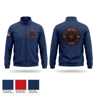 Windbreaker, Fieldale Fire Company, Fire Department, Teamtime, Team time, sublimation, custom sports apparel, team uniforms, spirit wear, spiritwear, sports uniforms, custom shirts, team store, custom team store, fundraiser sports, apparel fundraiser