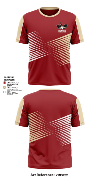 South Gallia Track & Field 64465061 Short Sleeve Performance Shirt - 1