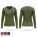 1CRR Women's Long Sleeve V-neck Shirt - 1