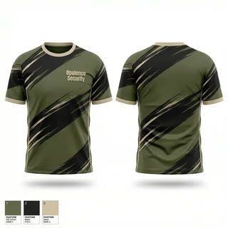 Soft Poly Tee Cotton Like Feel, Opulence Security, , Teamtime, Team time, sublimation, custom sports apparel, team uniforms, spirit wear, spiritwear, sports uniforms, custom shirts, team store, custom team store, fundraiser sports, apparel fundraiser