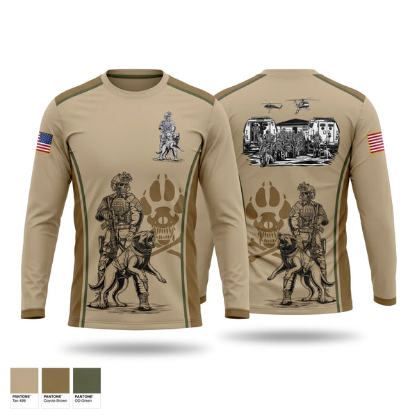 Long Sleeve Performance Shirt, 39 SFS K9, Air Force, Teamtime, Team time, sublimation, custom sports apparel, team uniforms, spirit wear, spiritwear, sports uniforms, custom shirts, team store, custom team store, fundraiser sports, apparel fundraiser