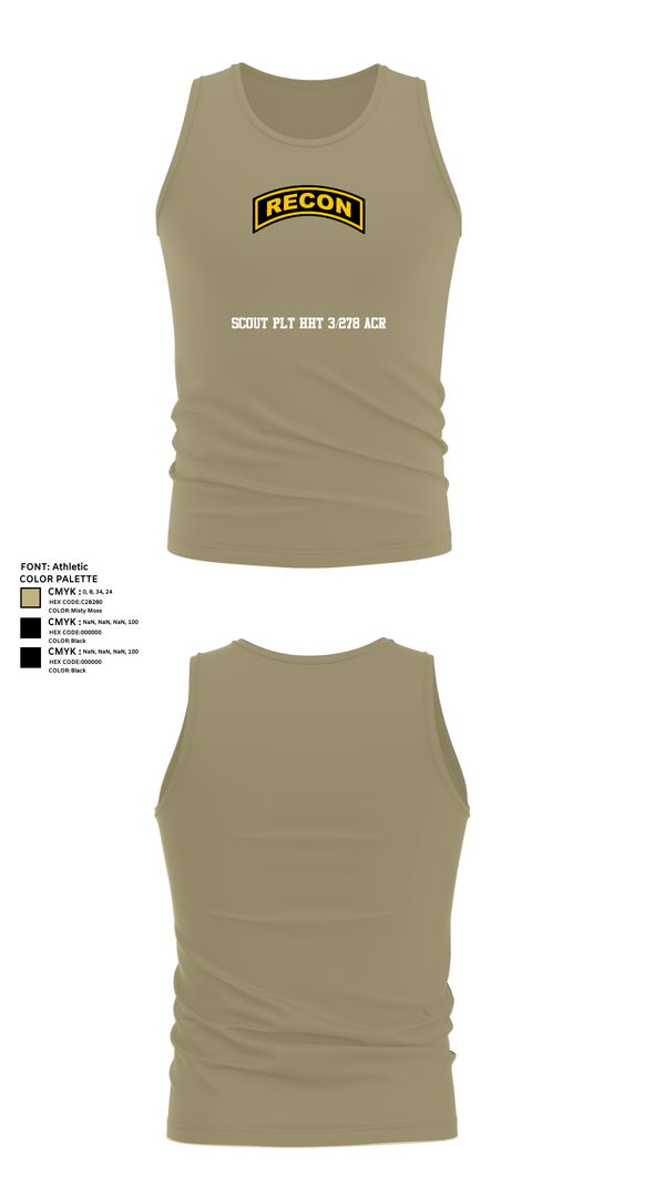 Tank Top, Scout plt HHT 3/278 ACR, , Teamtime, Team time, sublimation, custom sports apparel, team uniforms, spirit wear, spiritwear, sports uniforms, custom shirts, team store, custom team store, fundraiser sports, apparel fundraiser