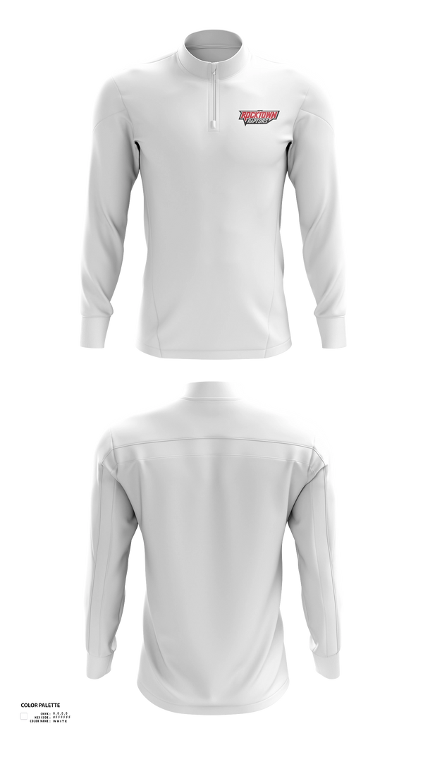 Quarter Zip Jacket, Rocktown High School Basketball, Men's Basketball, Teamtime, Team time, sublimation, custom sports apparel, team uniforms, spirit wear, spiritwear, sports uniforms, custom shirts, team store, custom team store, fundraiser sports, apparel fundraiser