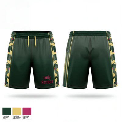 Lady Patriots 81518578 Athletic Shorts With Pockets - 1