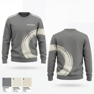 Crew Neck Sweatshirt, Determined, Baseball, Teamtime, Team time, sublimation, custom sports apparel, team uniforms, spirit wear, spiritwear, sports uniforms, custom shirts, team store, custom team store, fundraiser sports, apparel fundraiser