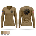 TTT Women's Long Sleeve V-neck Shirt - 1