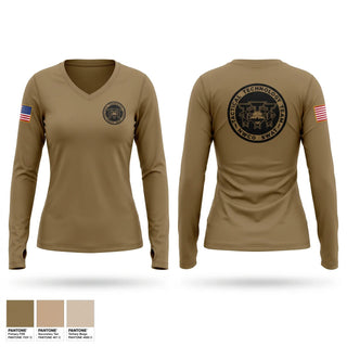 Womens Long Sleeve Vneck Shirt, TTT, Police, Teamtime, Team time, sublimation, custom sports apparel, team uniforms, spirit wear, spiritwear, sports uniforms, custom shirts, team store, custom team store, fundraiser sports, apparel fundraiser