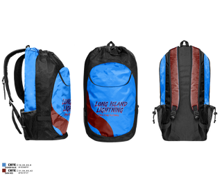 Gear Bag, LI LIGHTNING, , Teamtime, Team time, sublimation, custom sports apparel, team uniforms, spirit wear, spiritwear, sports uniforms, custom shirts, team store, custom team store, fundraiser sports, apparel fundraiser