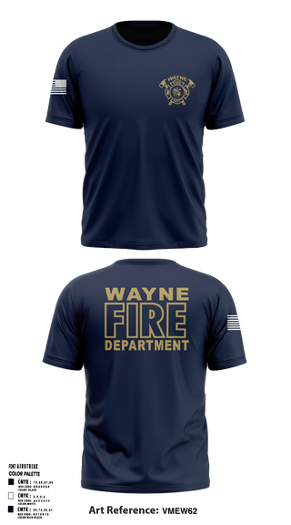 Short Sleeve Performance Shirt, Wayne Fire Department, Fire Department, Teamtime, Team time, sublimation, custom sports apparel, team uniforms, spirit wear, spiritwear, sports uniforms, custom shirts, team store, custom team store, fundraiser sports, apparel fundraiser