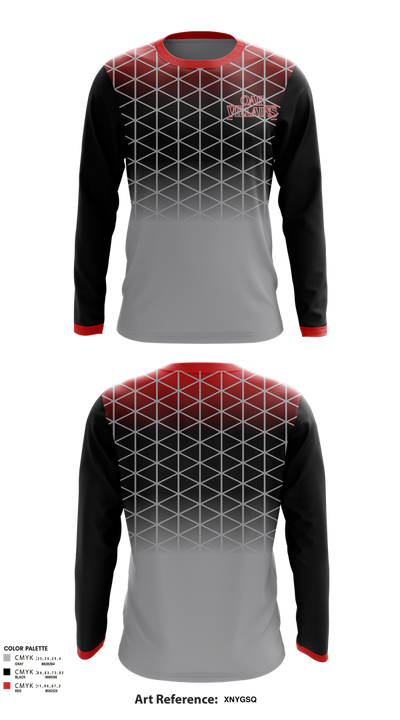 OAK Villains Long Sleeve Performance Shirt 1